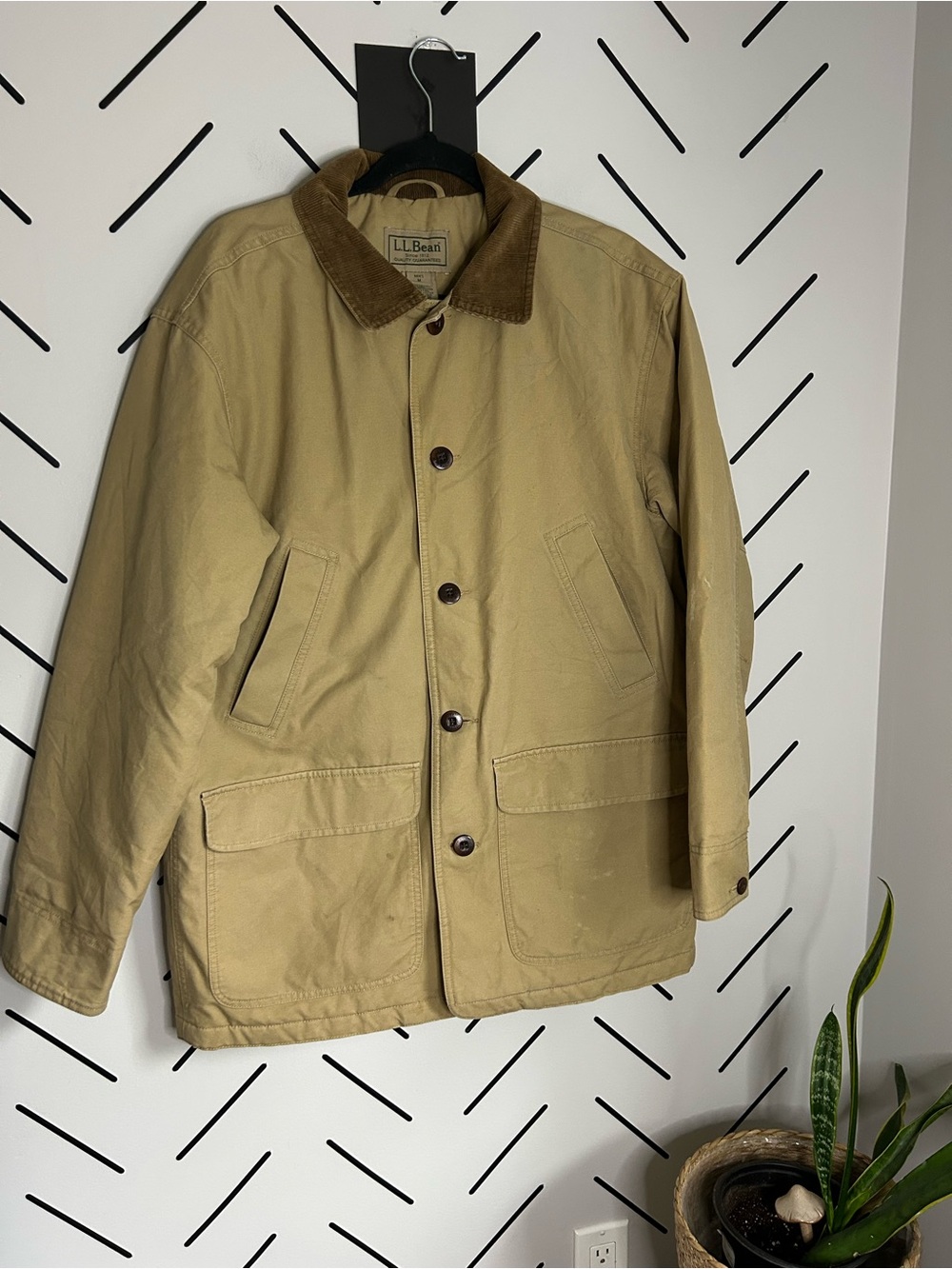 L.l. Bean men’s chore canvas jacket coat